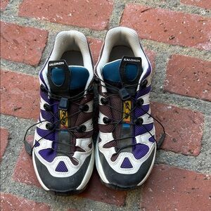 Salomon Purple and Black XA PRO Trail Shoes. Unisex . EURO size 42.